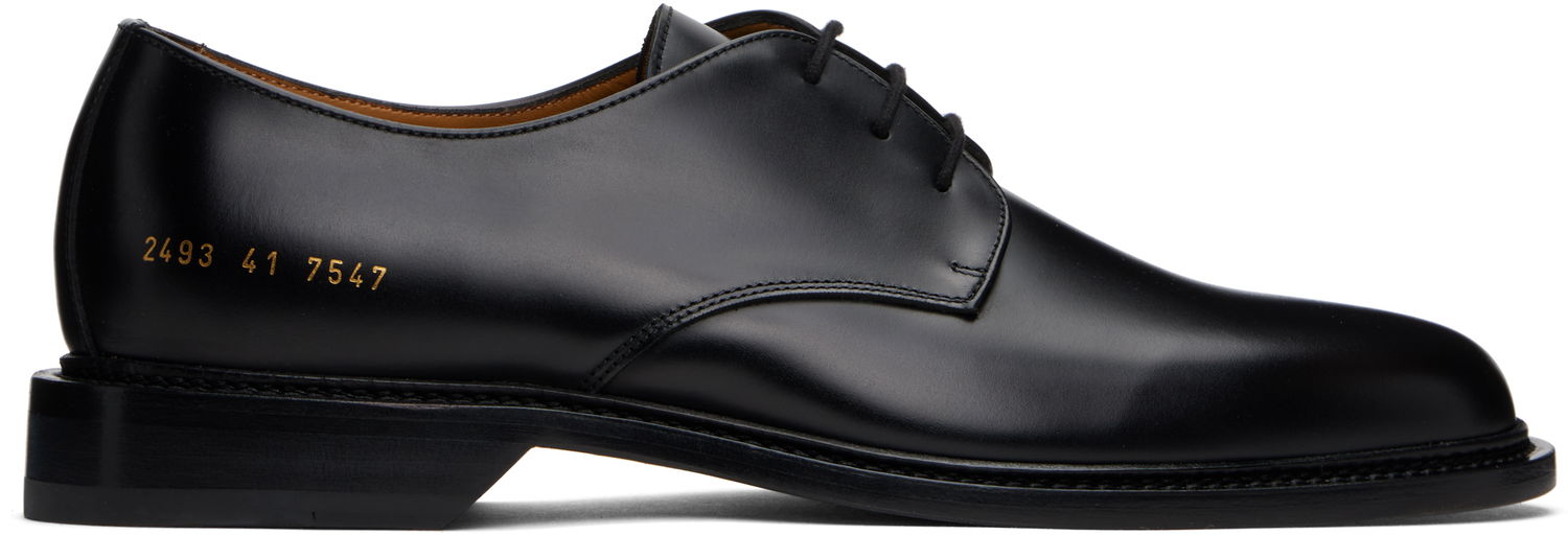 Oblečenie Common Projects Common Projects Polished Leather Derbys Čierna | ARTICLE 2493, 0