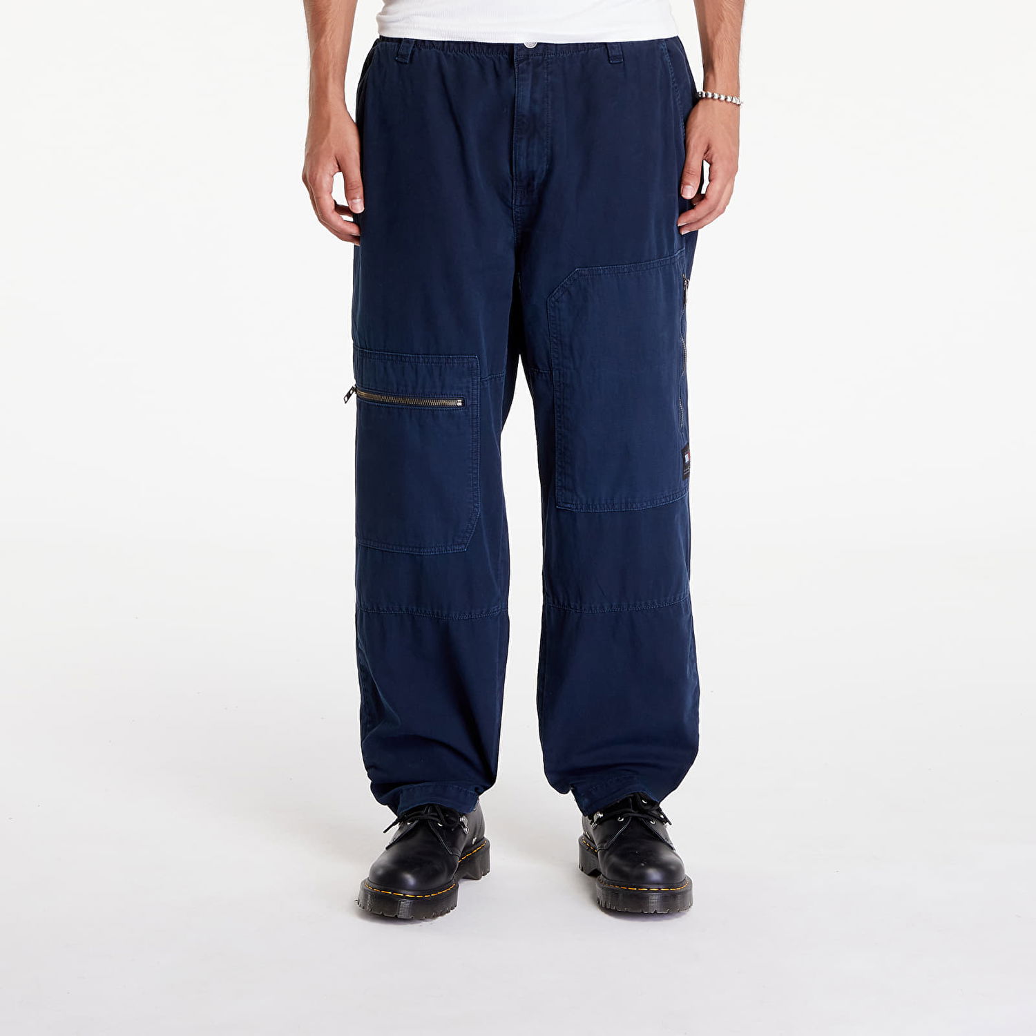 Džínsy Tommy Hilfiger Aidan Straight Baggy Tapered Cargo Pants Dark Night Navy Navy | DM0DM19497 C1G, 0
