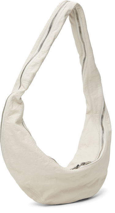 Taška cez rameno Alexander Wang Alexander Wang Twyst Crossbody Memory Leather Bag Biela | 20125X35L, 2
