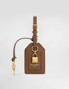 Dolce & Gabbana Calfskin Luggage Tag with Padlock