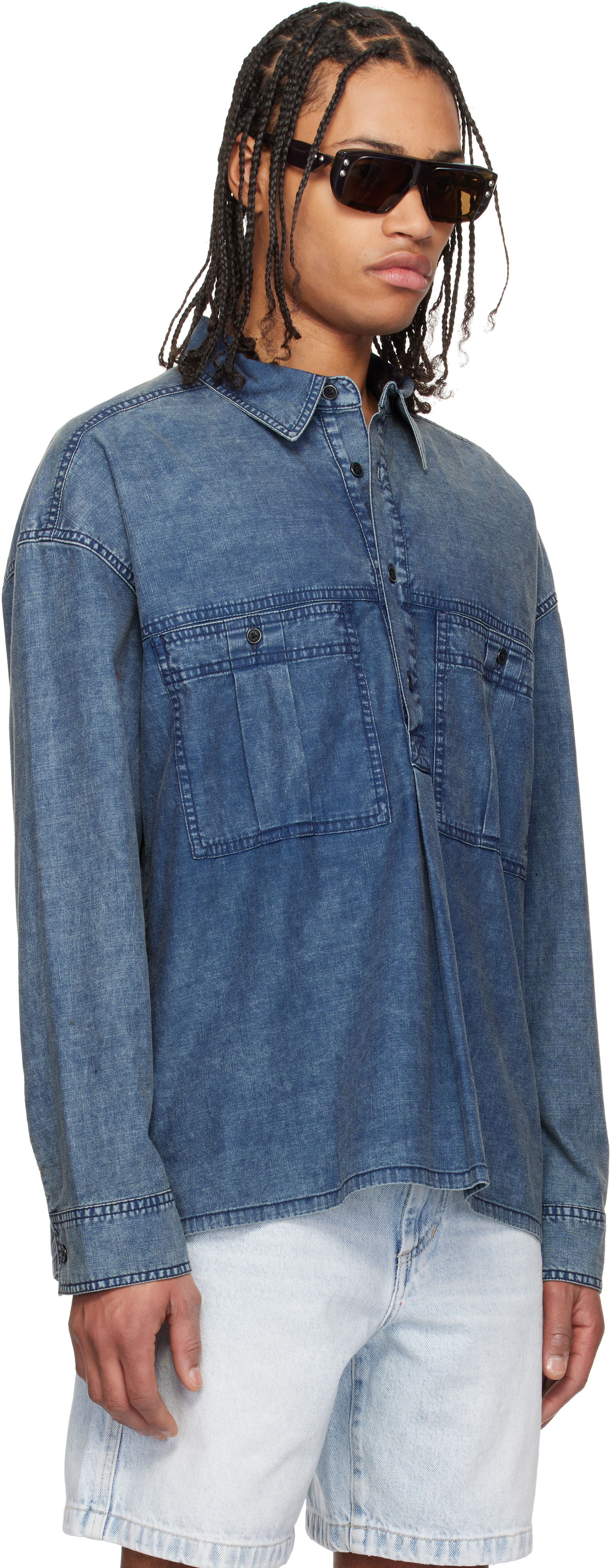 Isabel Marant Vittore Denim Overshirt