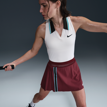 Tielko Nike NikeCourt Slam Dri-FIT Tennis Tank Biela | FZ6752-110, 3