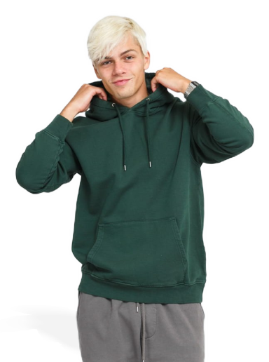 Mikina Colorful Standard Classic Organic Hood Zelené | CS1006
