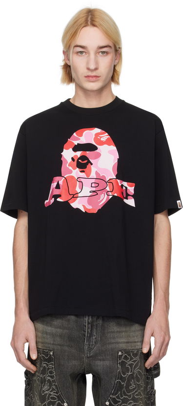 Tričko BAPE Camo Ape Head Relaxed Fit T-Shirt Čierna | 001TEK801333M, 0