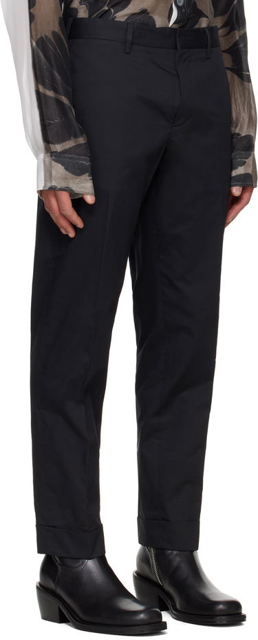 Nohavice Dries Van Noten Dries Van Noten Cuffed Trousers Čierna | 251-020904-1147, 1
