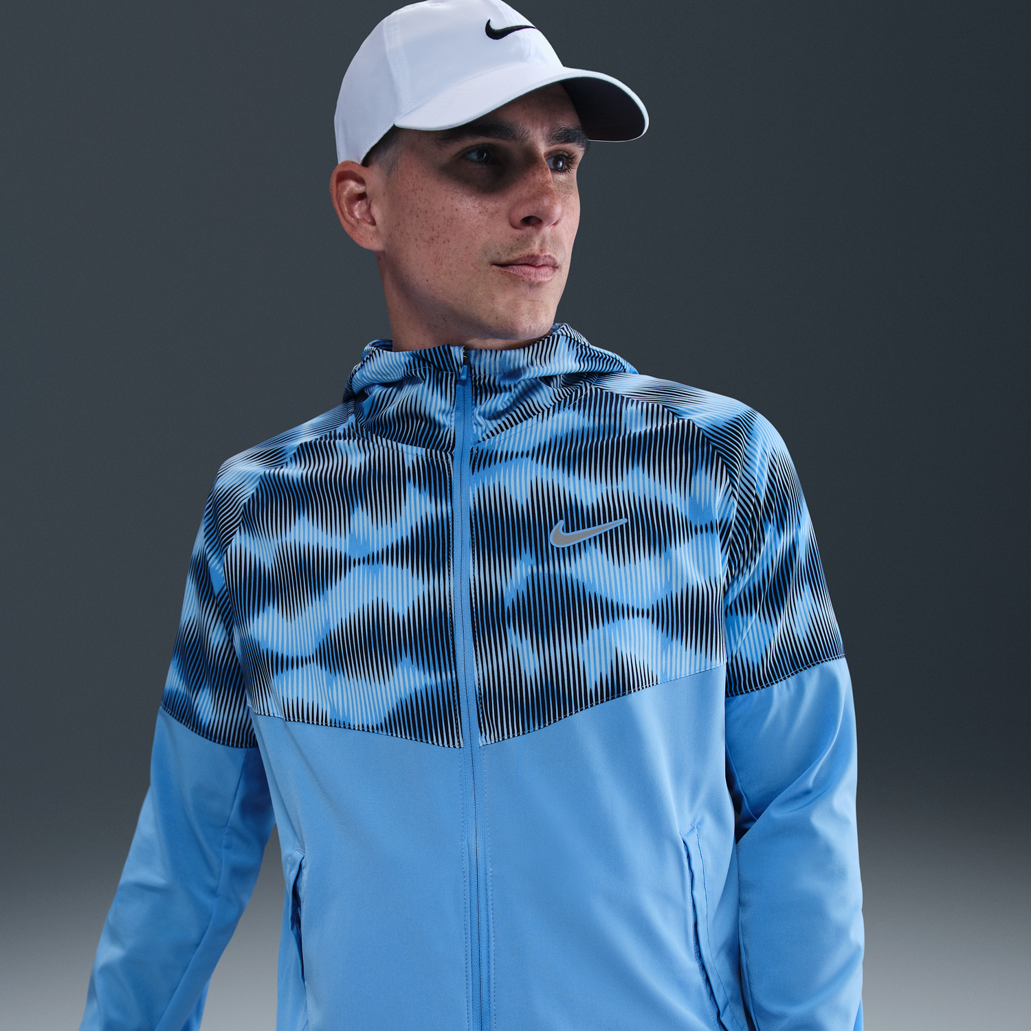 Vetrovka Nike Nike Miler Running Jacket Modrá | IM2084-412, 0