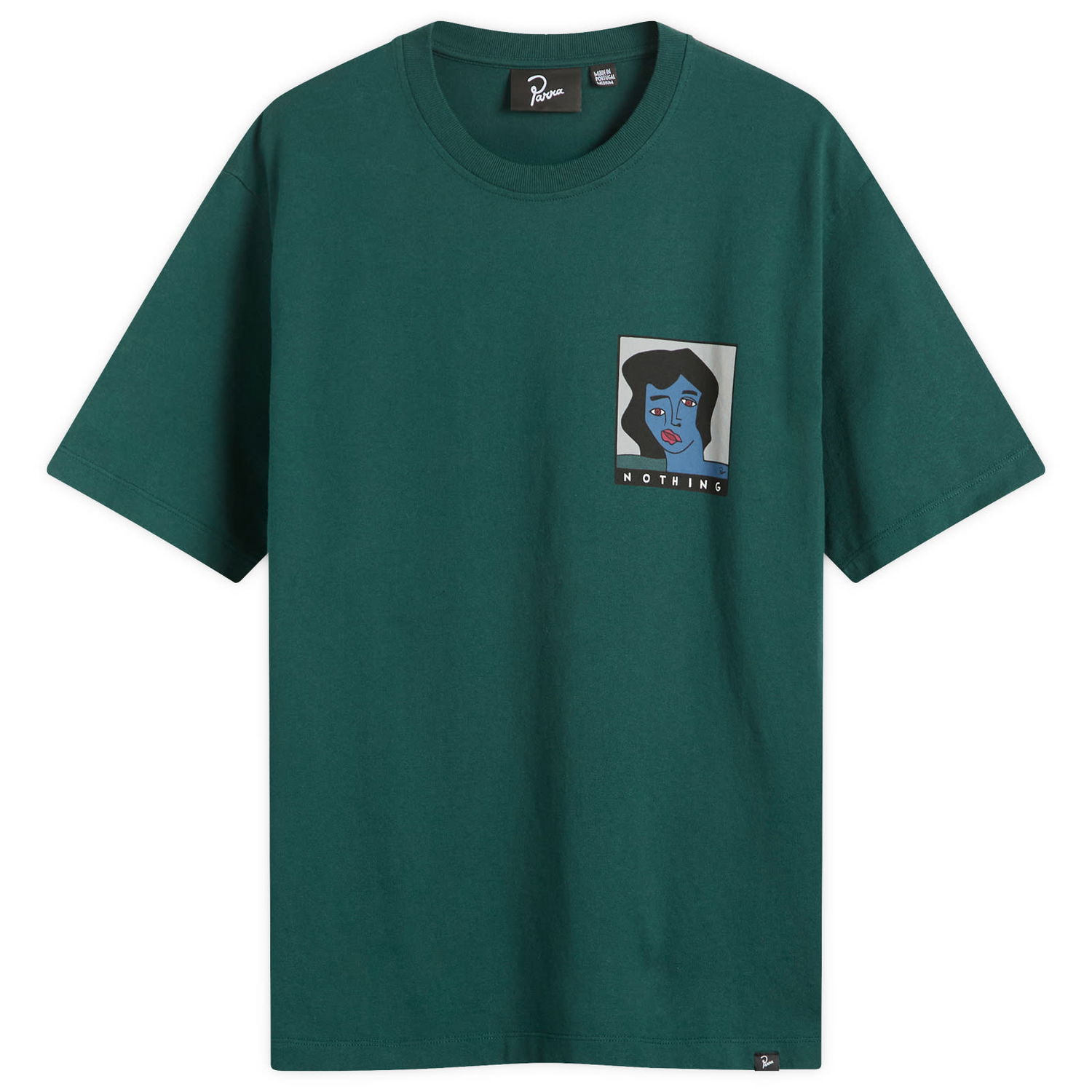 Tričko By Parra Nothing Please T-Shirt Zelené | 54306-PGN, 0
