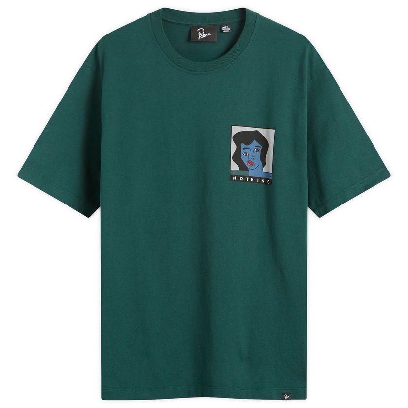 Tričko By Parra Nothing Please T-Shirt Zelené | 54306-PGN