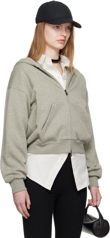 Mikina Fear of God ESSENTIALS Classic Fit Zip-Up Hoodie Šedá | 192SP255095FW, 1