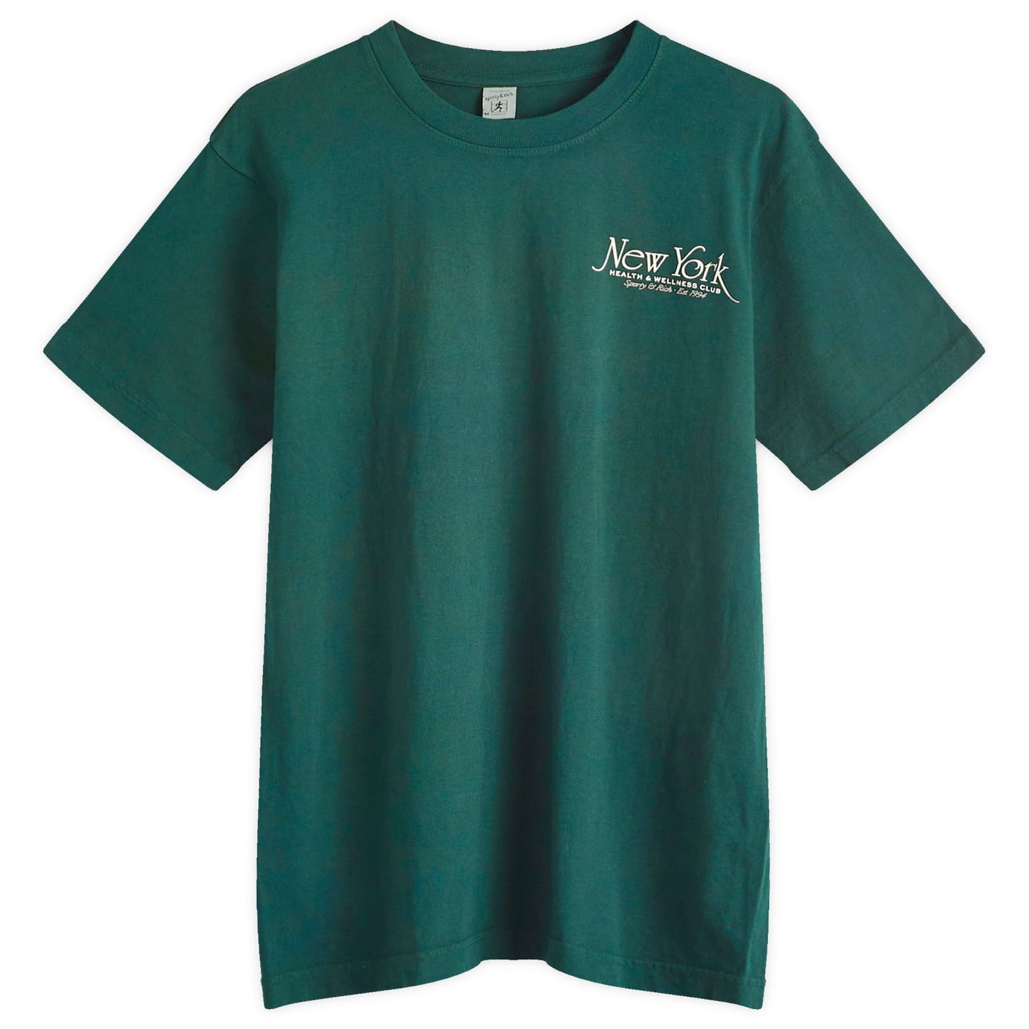 Tričko Sporty & Rich NY 94 Graphic T-Shirt Zelené | TO043506034GR10-CRM, 1