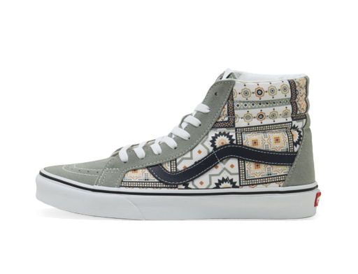 Skateboarding Vans Sk8-Hi Reissue Morocccan Tile Dark Khaki Šedá | VN0A4BV8688