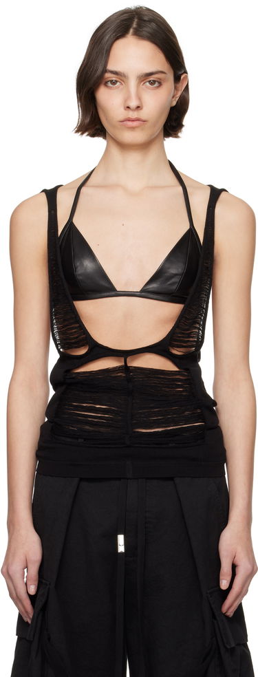 Tielko Rick Owens Rick Owens Hollywood Tanja Strapless Top Čierna | RO01E7618 KGRIDM, 0