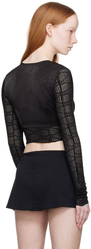 Tričko GUIZIO Guizio Archangel Swirl Long Sleeve Top Čierna | DGF21B928, 2