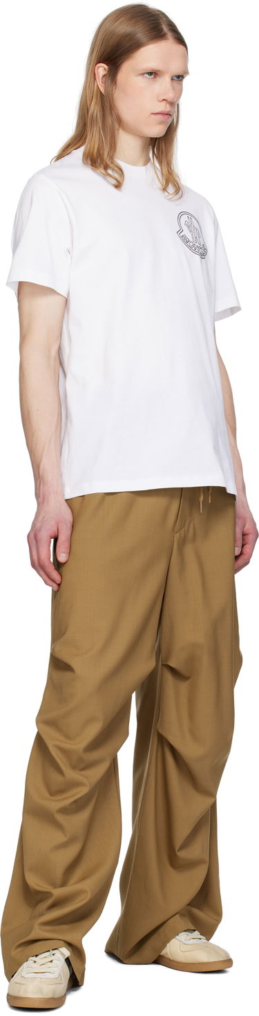 Tričko Moncler Moncler Archivio Creativo T-Shirt Biela | K10918C0005689AJS, 4