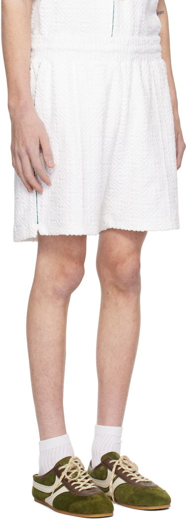 Šortky Casablanca Monogram Towelling Shorts Biela | MPS25-JTR-113-02, 1