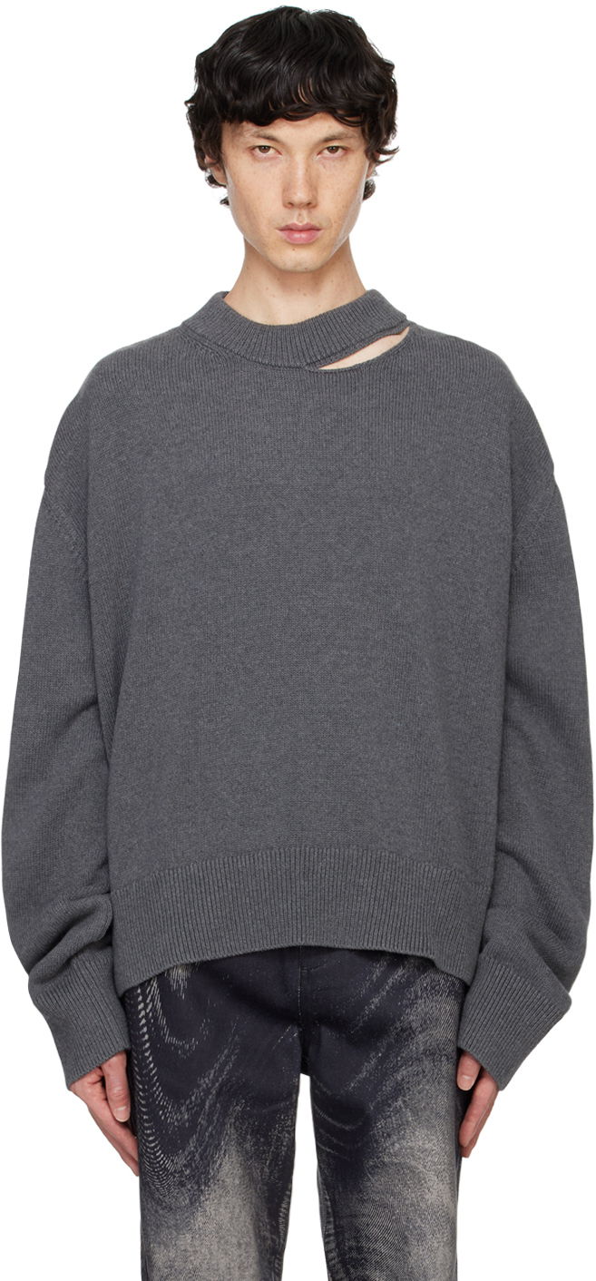 Sveter Camper Knit Sweater Šedá | AU00011-003, 0