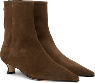 Oblečenie Aeyde Aeyde Zoe Suede Ankle Boots Hnedá | A11-AB-ZAZSS35KT-223-990-022, 3