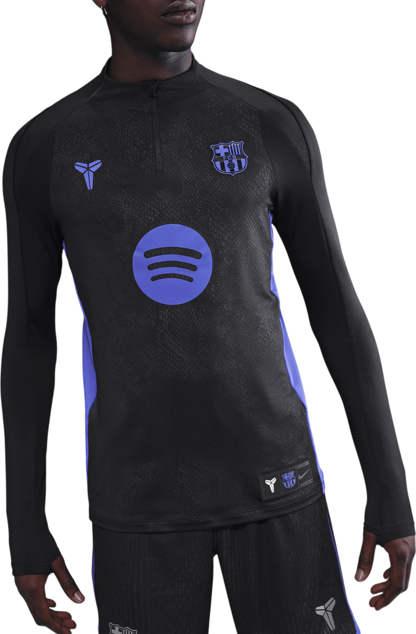 Tričko Nike Kobe x FC Barcelona Strike Pre-Match Drill Top Čierna | hq0615-011