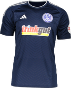 MSV Duisburg 2024/2025 Soccer Jersey with Chevron Pattern