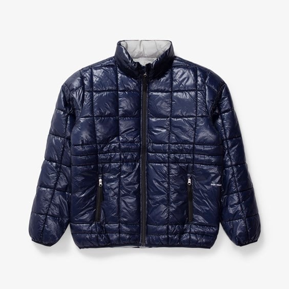 Prešívaná bunda Pop Trading Company Quilted Reversible Puffer Jacket Navy | POPAW23-05-015, 0