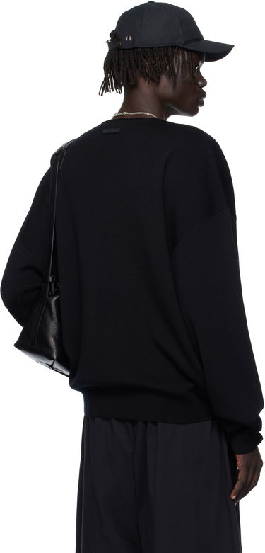 Sveter Fear of God Fear of God ESSENTIALS Long Sleeve Crewneck Sweater Čierna | 192SP256490F, 2
