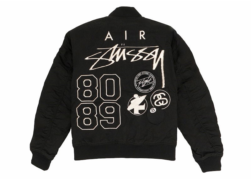Bomber bunda Stüssy Reversible Varsity Jacket by Stussy x Nike Čierna | FJ9154-010, 0