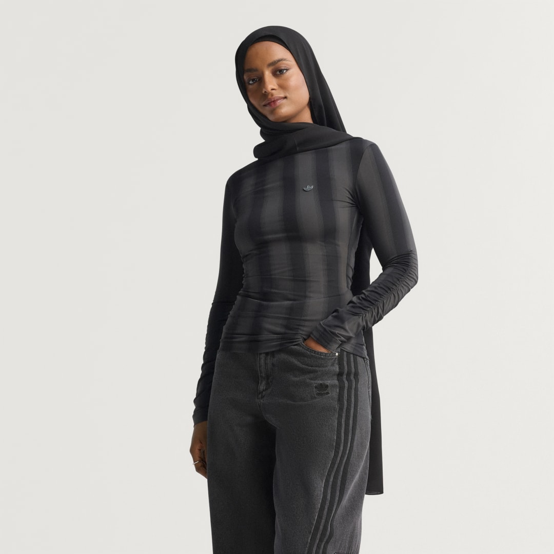 Tričko adidas Performance Long Sleeve T-Shirt Čierna | JW7316, 0