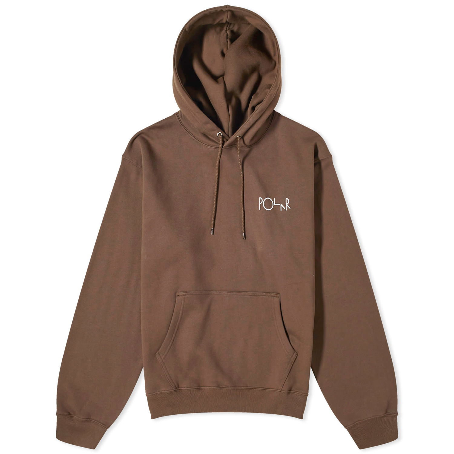 Mikina Polar Skate Co. Stroke Logo Hoodie Hnedá | PSC-SP24-47, 0