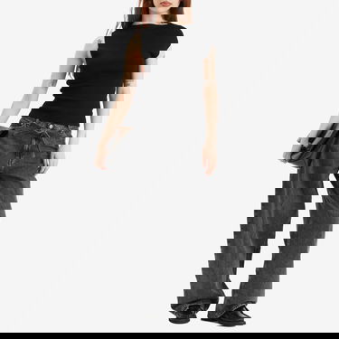 Džínsy Samsoe Samsoe Samsøe Samsøe Saharper Drawstring Wide-Leg Jeans Size 24" Čierna | F25100162-CLR002076, 4