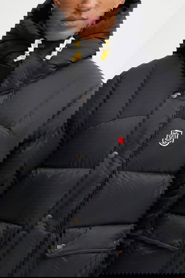 Prešívaná bunda FJÄLLRÄVEN Expedition Winter Down Hooded Puffer Jacket Čierna | F84605, 3