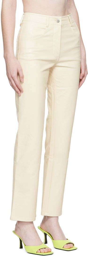 Nohavice Miaou Miaou Junior Faux-Leather Pants Béžová | 1010-CL-CRE-PU, 1