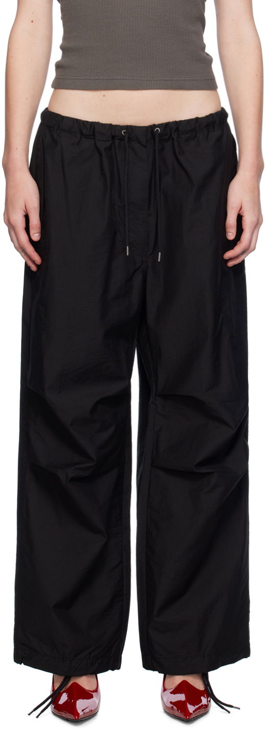Nohavice Acne Studios Relaxed-Fit Trousers Čierna | AK0824-, 0
