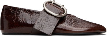 Tenisky a topánky Jil Sander Jil Sander Crackled Ballerina Flats Hnedá | J15WZ0031_P8297, 0