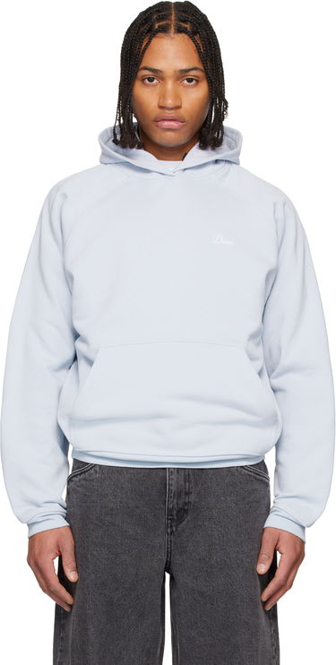 Mikina Dime Cursive Small Logo Hoodie Modrá | DIMEHO2545GRY, 0