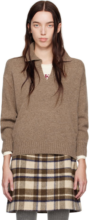 Sveter Max Mara Weekend Max Mara Agre Wool Pullover Hnedá | 2425366152600 MM12149, 0