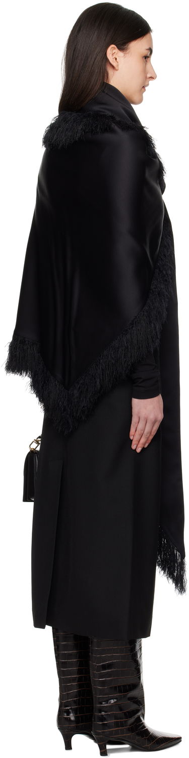 Sukňa TOTEME TOTEME Fringe Shawl Čierna | 251-WSC4504-FB0344, 2