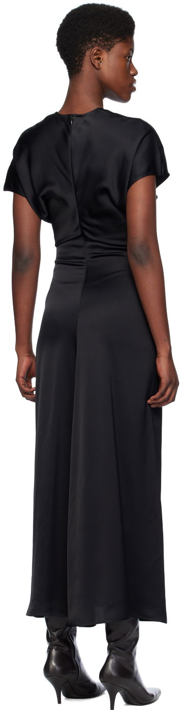 Šaty TOTEME TOTEME Slouch Waist Maxi Dress Čierna | 241-WRD1103-FB0020, 2