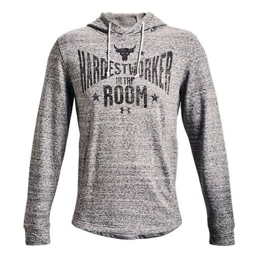 Mikina Under Armour Project Rock Men's Graphic Terry Hoodie Šedá | 1370458-112, 0