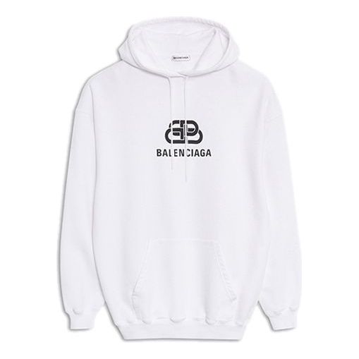 Mikina Balenciaga Pullover Drawstring Hoodie Biela | 570792TEV199044, 0