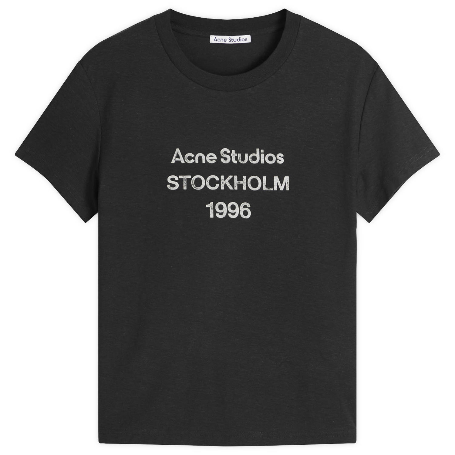 Tričko Acne Studios Etza 1996 Faded T-Shirt, Size Large Čierna | CL0395-BM0, 0