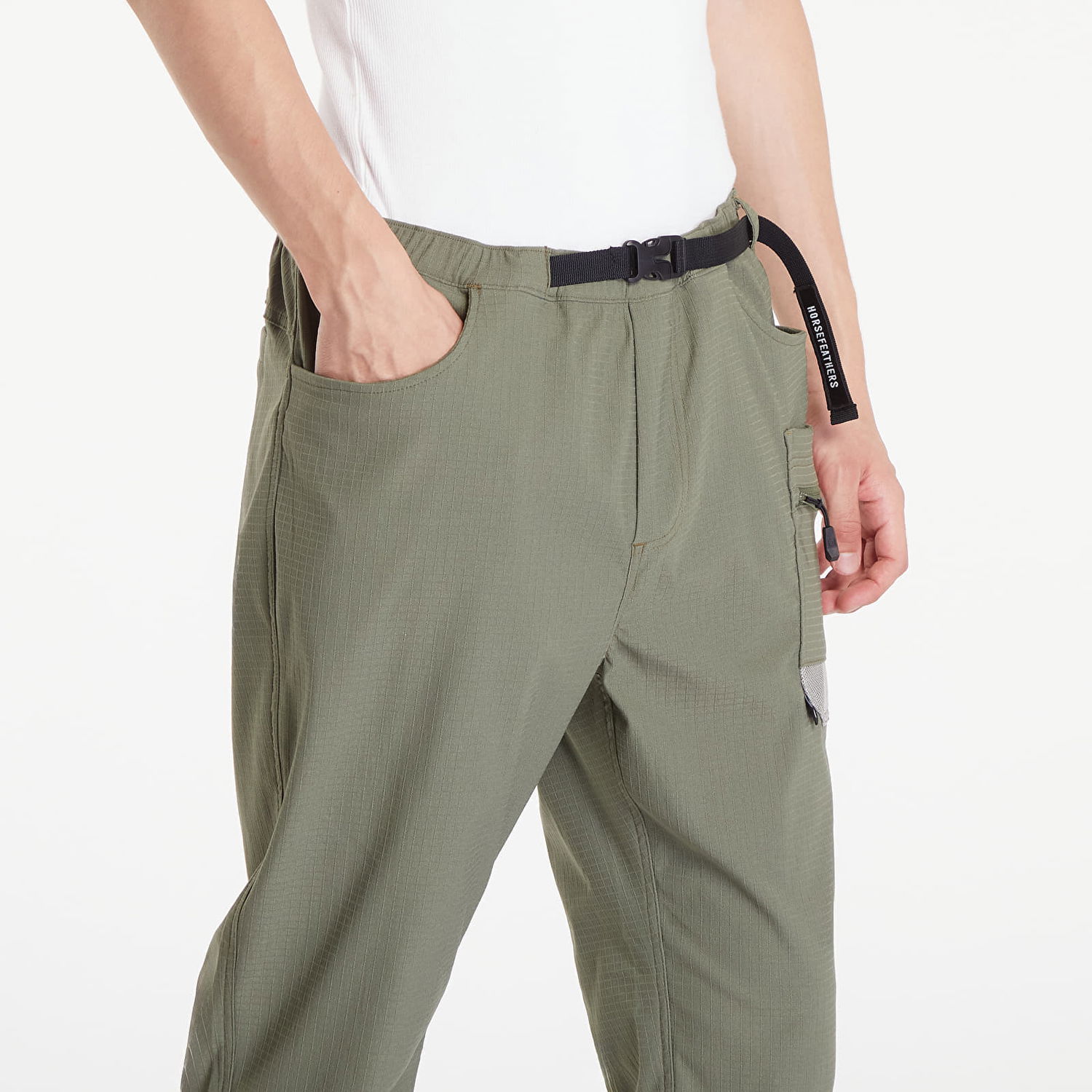 Nohavice Horsefeathers Matty Pants UNISEX Grass Green Zelené | 24S11A, 1