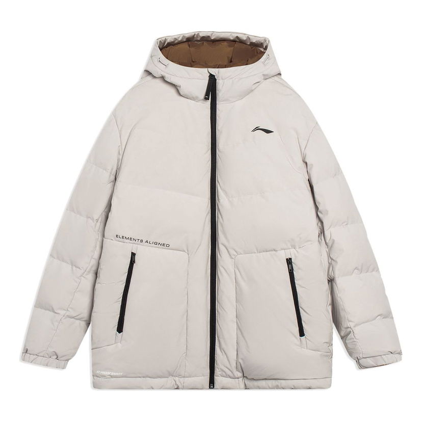 Prešívaná bunda Li-Ning Lifestyle Puffer Jacket Béžová | AYMS013-3