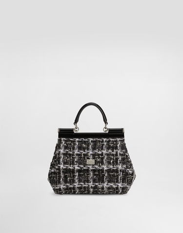 Kabelka Dolce & Gabbana Dolce & Gabbana Sicily Medium Handbag Čierna | BB6003B6M328B956, 0