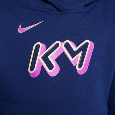Mikina Nike Kylian Mbappé Club Fleece Hoodie Navy | HQ3685-492, 4