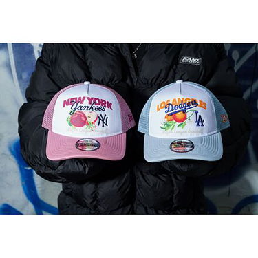 Šiltovka New Era New Era MLB Fruit Graphic 9FORTY Trucker NY Yankees Cap Ružová | 60595262, 7