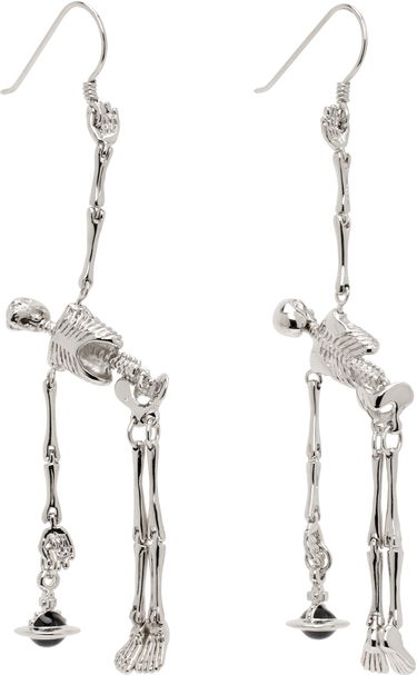 Náušnice Vivienne Westwood Skeleton Earrings Metalická | 6203008Q-02P107-, 2