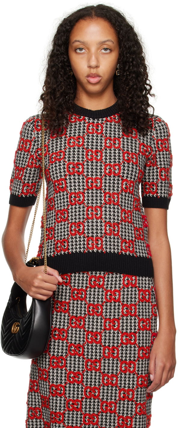 Sveter Gucci GG Červená | 731007 XKCM8, 0