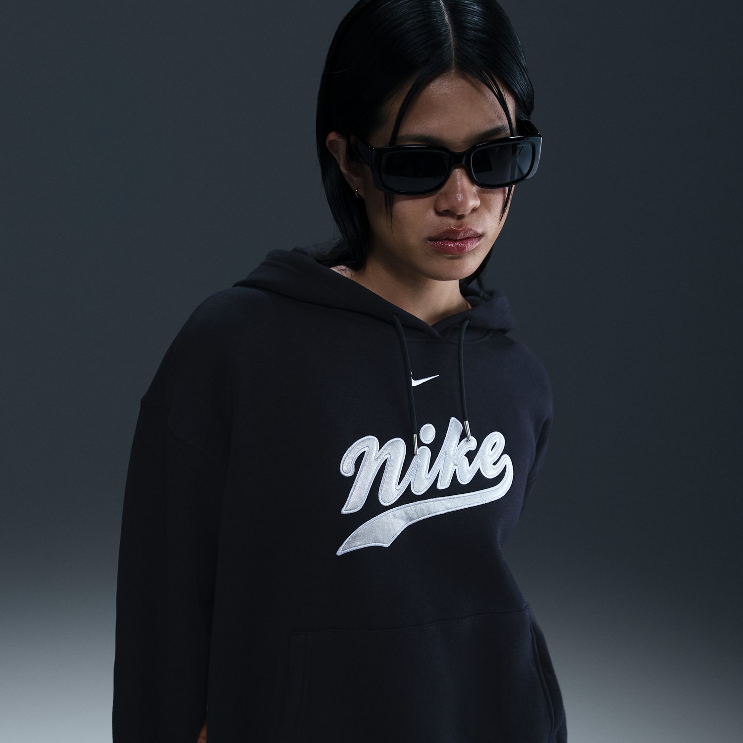 Mikina Nike Sportswear Phoenix Fleece Hoodie Čierna | IB9974-010, 0