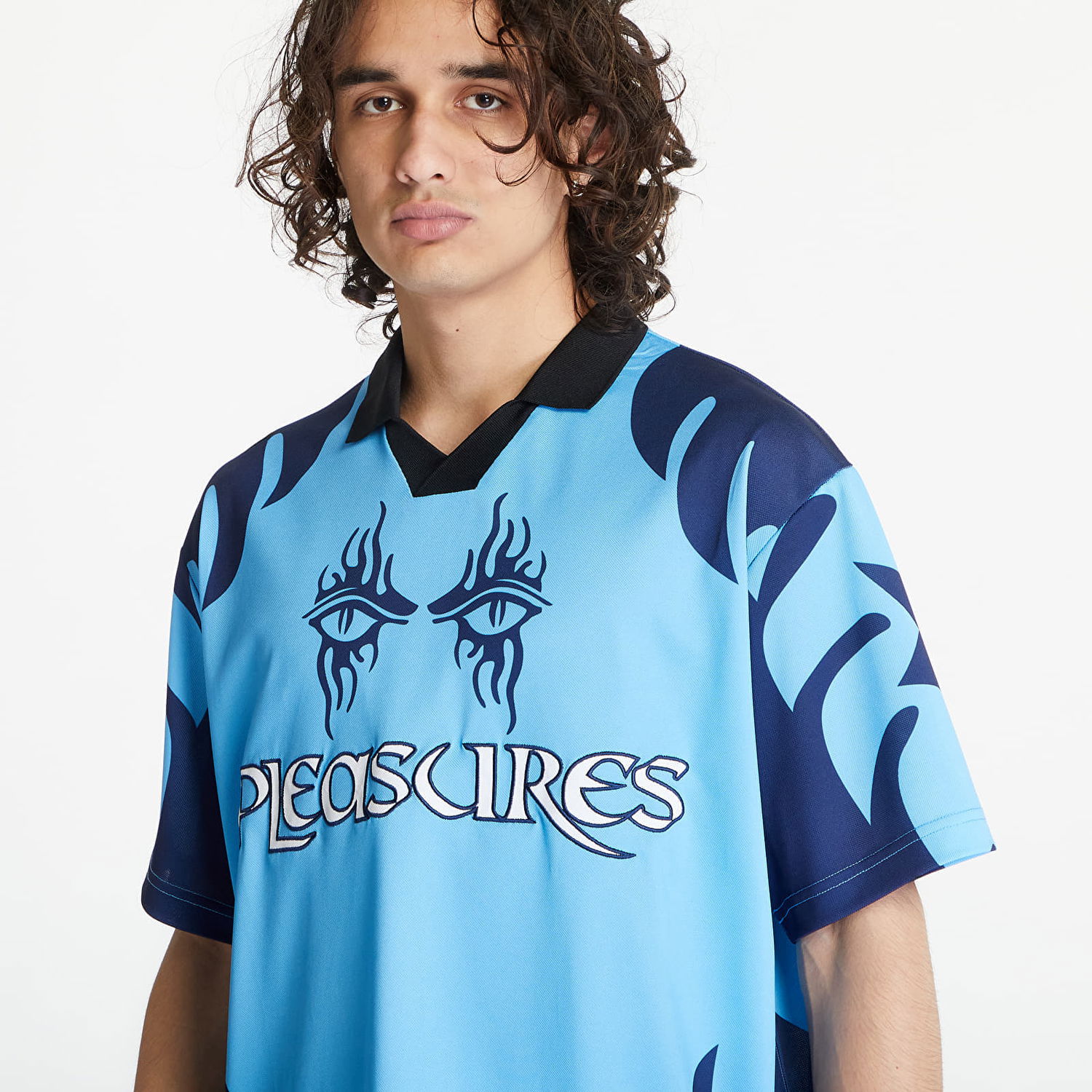 Dres Pleasures Afterlife Soccer Jersey Blue Modrá | P24SU013 BLUE, 1
