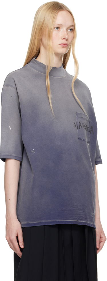 Tričko Maison Margiela Maison Margiela Graffiti Logo T-Shirt Modrá | S50GC0714 S24567, 1